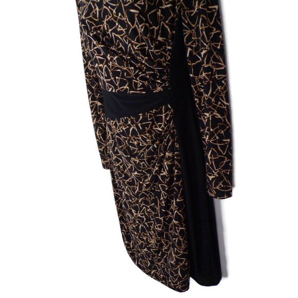 Lauren Ralph Lauren Two-Tone Print Shirred 2426 - Picture 4 of 7